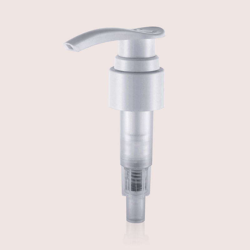 High Viscosity Liquid Plastic Lotion Soap Dispenser Pumps Ribbed Smooth Aluminium JY310-08